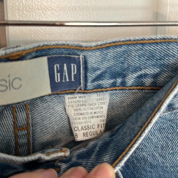 GAP Vintage Classic Fit Straight Ankle Jean Size 8 Regular - Picture 4 of 7